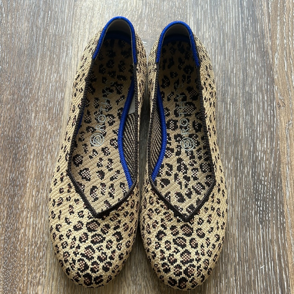 Rothy’s leopard flats